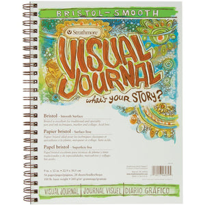 Strathmore Visual Journal Bristol Smooth 9x12, 100 lb.