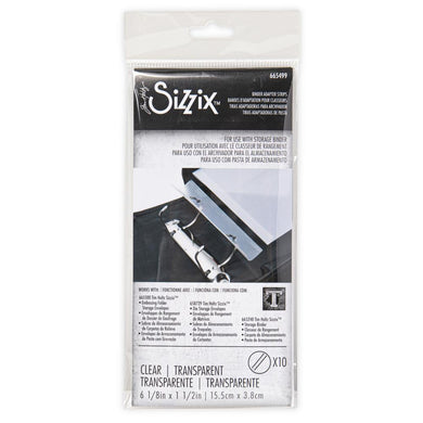 Tim Holtz Adhesive Binder Strips by Sizzix, 10 Pack