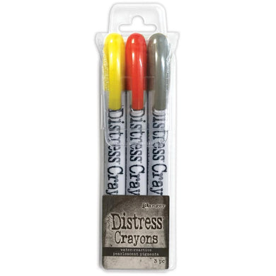 Tim Holtz Pearlescent Distress Crayons Halloween Set #3