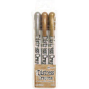 Tim Holtz Distress Crayons Metallic Set