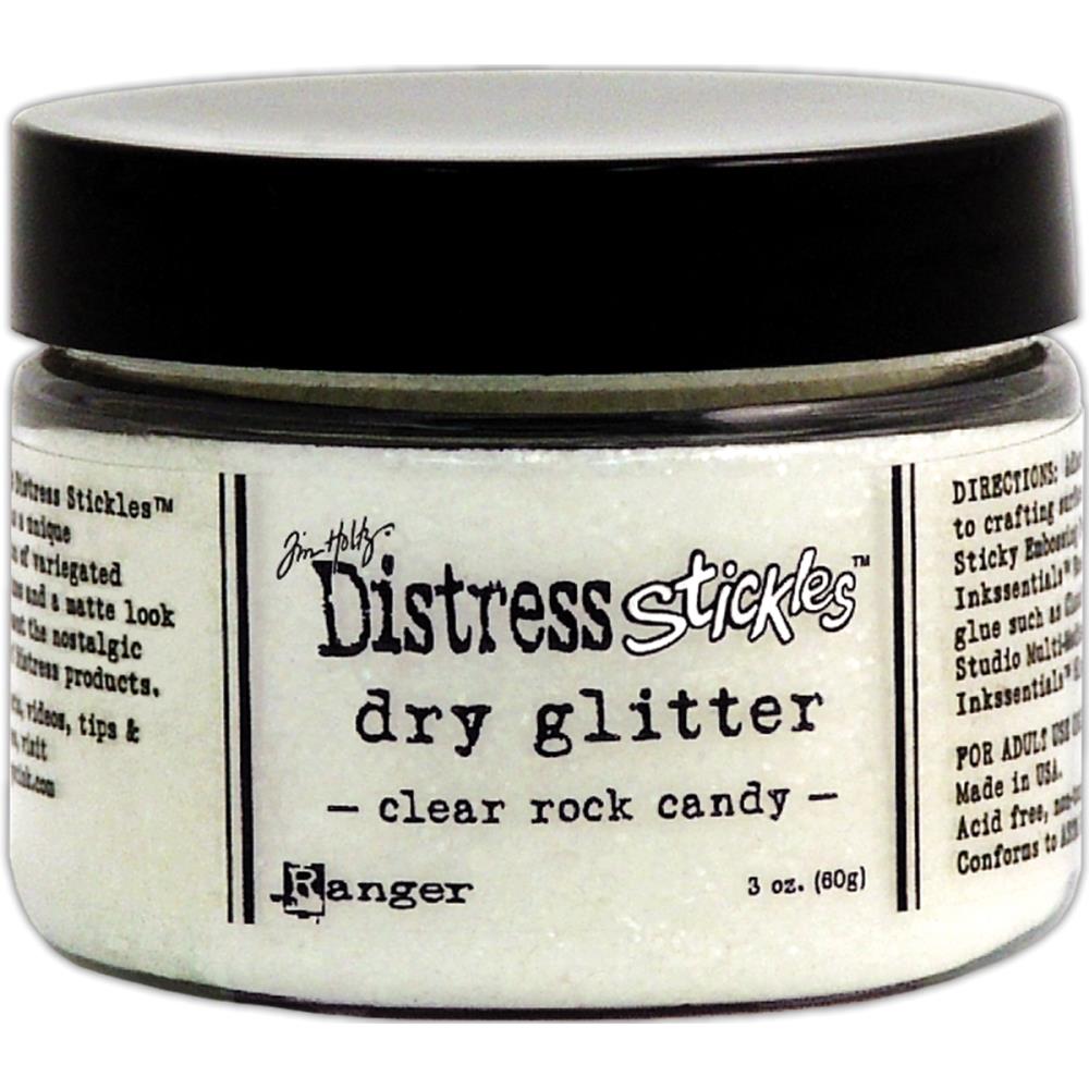 Tim Holtz Distress Stickles Dry Glitter - Clear Rock Candy