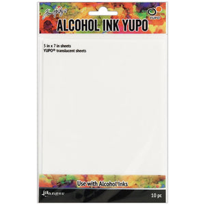 Tim Holtz Alcohol Ink Yupo - Translucent 7" x 5"