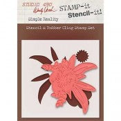 Wendy Vecchi Studio 490 Stamp-it Stencil-it - Simple Reality